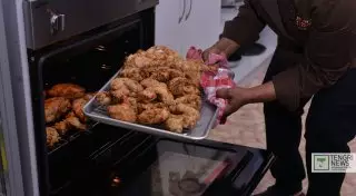 Астанчан накормили настоящей американской едой