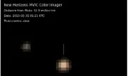 NASA представило первые цветные изображения Плутона и его спутника