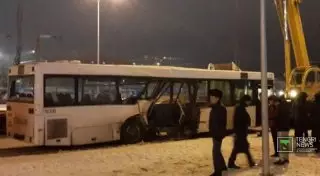 За столкновение с автобусом в Астане водителю бетономешалки на год ограничили свободу