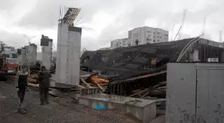 Обрушение здания торгового дома произошло в Караганде