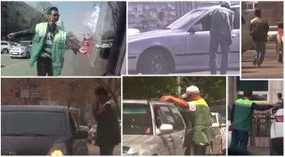 Эксперимент с нелегальными парковщиками провели журналисты в Алматы