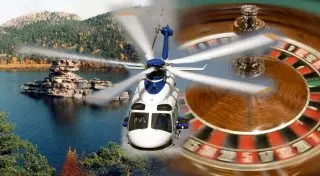 Азартные игроки Астаны летают в казино в Боровое на вертолете