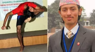 Непалец установил мировой рекорд по избиению себя ногами