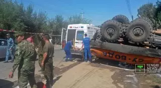 В ДТП с водовозом погиб один человек в Алматы