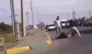 Жестокое избиение на дороге в Туркестане сняли на камеру