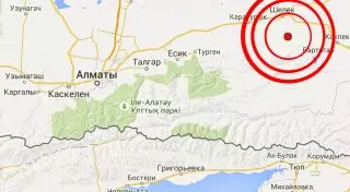 Землетрясение магнитудой 4,3 произошло в Алматинской области