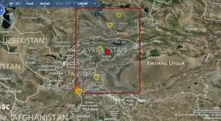 Землетрясение магнитудой 4,2 произошло в 225 километрах от Алматы