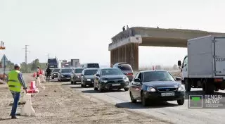 Трасса Алматы - Капшагай готова на 75 процентов