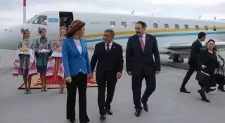 Дарига Назарбаева прогулялась по улице Назарбаева в Казани