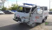 "Скорая помощь" попала в ДТП в Кокшетау