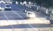 Видео с камеры наблюдения в Балхаше: Джип сбил школьника на "зебре"