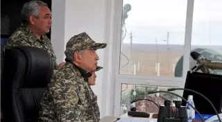 Министр обороны РК посетил учения "Боевое содружество-2015"