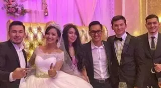 Аша Матай и Арман Конырбаев сыграли свадьбу в Алматы