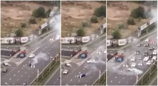 Устроивших "дрифт-шоу" на Аль-Фараби ищет полиция Алматы