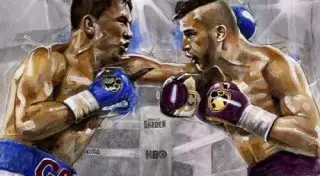 Головкин и Лемье показали свои перчатки перед боем