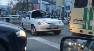 ДТП с участием полицейского и автобуса произошло в Костанае