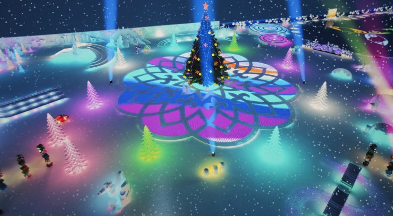 Эскиз будущего центрального ледового городка. Фото Tengrinews.kz