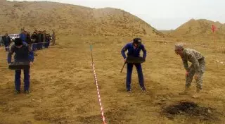 Женщины-военнослужащие соревновались в конкурсе старшин и матросов в Актау