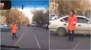 Действия девушки-регулировщика прокомментировали в ДВД Алматы