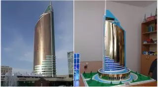 Пожары в "зажигалке" в Астане вдохновили мальчика из Экибастуза на создание макетов из ПВХ