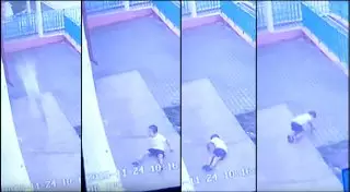 Камера видеонаблюдения сняла падение 4-летнего ребенка из окна детсада в Уральске