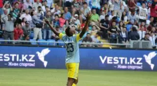 ФК "Астана" ведет в матче с португальской "Бенфикой"