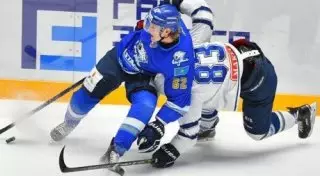 "Барыс" победил московское "Динамо" на своем льду