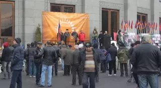 Ереван спустя день после начала митинга