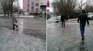Более 200 человек пострадали в Семее из-за гололеда