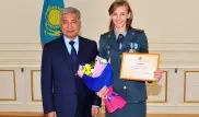 Имангали Тасмагамбетов наградил лучших армейских спортсменов