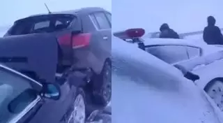 Три ДТП из-за бурана произошло на трассе Астана - Кокшетау