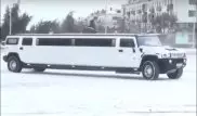 Дрифтующий свадебный лимузин сняли на видео в ЮКО