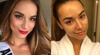 Как выглядят участницы конкурса "Мисс Вселенная" без макияжа