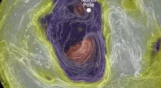 На Северном полюсе зафиксирована плюсовая температура