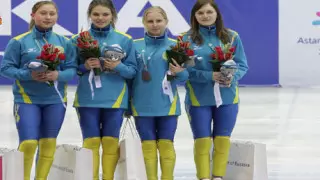 Бронза эстафеты в шорт-треке досталась Казахстану 