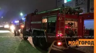 Крупный торговый дом горел в Уральске