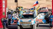 Казахстанский экипаж успешно финишировал на "Дакаре"
