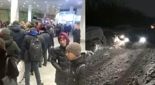 Снежный коллапс: В столице задержаны все авиарейсы, закрыты все трассы