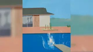 Картину Дэвида Хокни "Всплеск" продали за 30 миллионов долларов