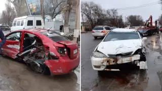 ДТП с участием полицейского в Уральске: в реанимации шестилетняя девочка