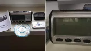 Шпионские настольные часы продавали в Алматы