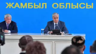 Токаев раскритиковал прежнее руководство Жамбылской области
