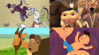 "Ақсақ құлан", "Құйыршық", "Алдар Көсе". Қазақ мультфильмін кадрынан табыңыз