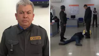 "Пришел с запиской "бомба". Как охранник в одиночку обезвредил грабителя банка в Шымкенте
