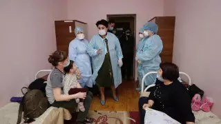 Атырауские мамы с особенными детьми вернулись из Бишкека