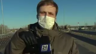 Журналист "Хабар 24" сделал предложение девушке в прямом эфире