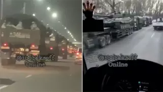 Видео с танками в Алматы прокомментировал генерал-майор Ермекбаев