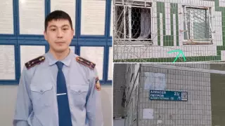 "Вынес на руках". Участковый спас жизнь девушке в Нур-Султане