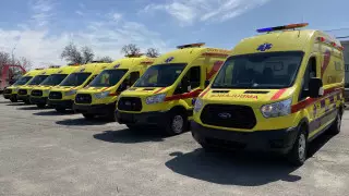 Тимур Кулибаев и Кайрат Боранбаев передали алматинским медучреждениям машины скорой помощи