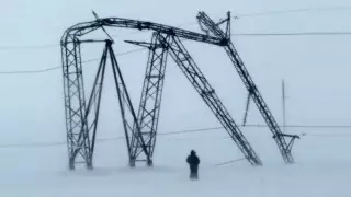 Последствия сильной метели в Костанайской области показали на фото